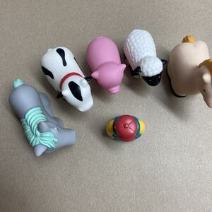 6 Battat Big Red Barn Farmer Cow Pig Lamb Horses Action Figure Replacements